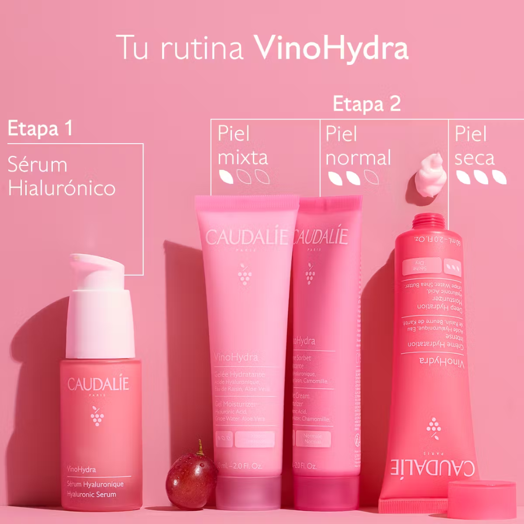 -Crema Hidratante-Caudalie-Caudalie, Crema de día, crema de noche, piel adulta, piel joven, piel madura, piel normal, piel seca, piel sensible, vinohydra-Farmacia Cruz Cubierta